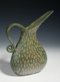 Textured pitcher